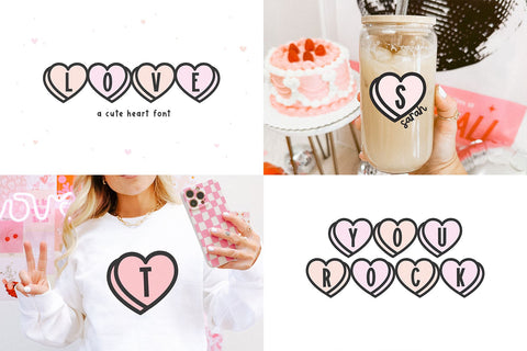 Crafty Love Font Bundle - 10 Cute Fonts Font KA Designs 