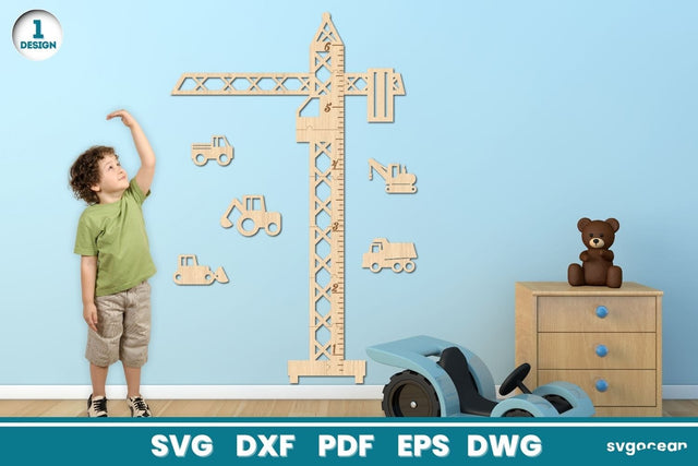 Crane Growth Chart Laser Cut SVG SvgOcean 