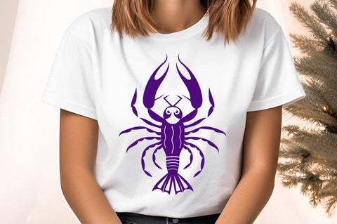 Crayfish mardi gras SVG Design SVG Designangry 