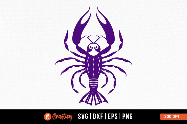 Crayfish mardi gras SVG Design SVG Designangry 