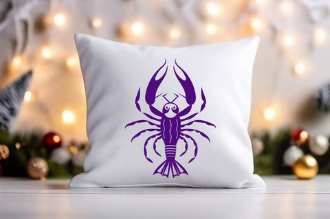 Crayfish mardi gras SVG Design SVG Designangry 