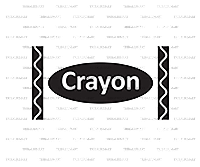 Crayon Wrapper SVG TribaliumArtSF 