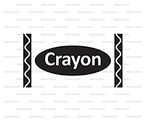 Crayon Wrapper SVG TribaliumArtSF 