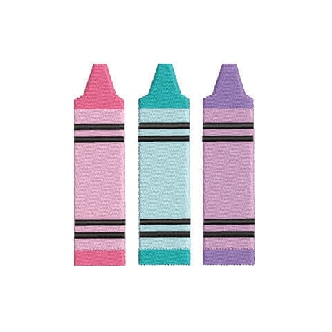 Crayons Embroidery Design Embroidery/Applique DESIGNS Creatively Embroidery 