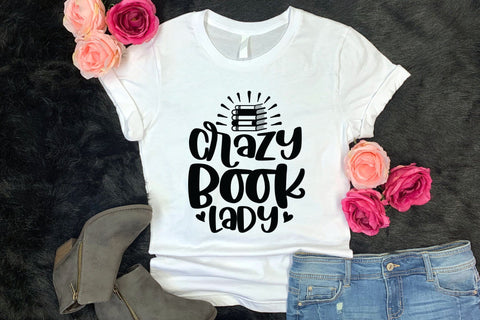 Crazy Book Lady - Reading SVG SVG CraftLabSVG 