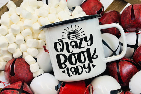 Crazy Book Lady - Reading SVG SVG CraftLabSVG 