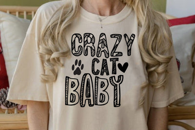 Crazy Cat Baby SVG nirmal108roy 