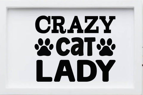 Crazy cat lady-01 SVG Angelina750 