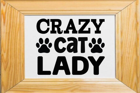 Crazy cat lady-01 SVG Angelina750 