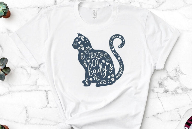 Crazy Cat Lady SVG Ikonart Design Shop 