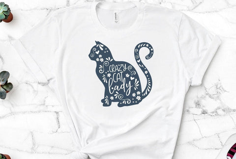 Crazy Cat Lady SVG Ikonart Design Shop 