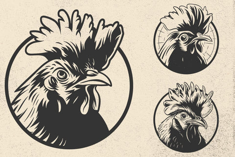 Crazy Chicken png, Funny Chicken svg, Polish Chicken Clipart, Farm Animal svg for Cricut, Funny Shirt Design SVG DesignDestine 