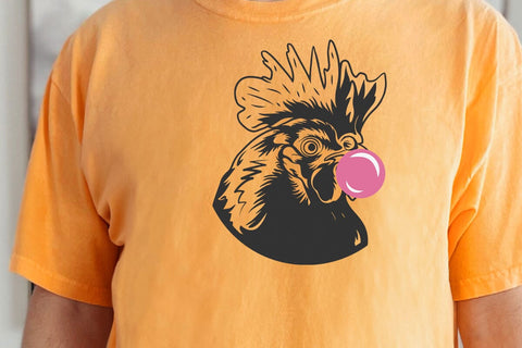 Crazy Chicken png, Funny Chicken svg, Polish Chicken Clipart, Farm Animal svg for Cricut, Funny Shirt Design SVG DesignDestine 