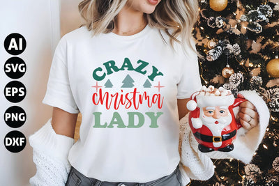 Crazy Christmas Lady Svg, Funny Christmas Svg SVG shah alam 