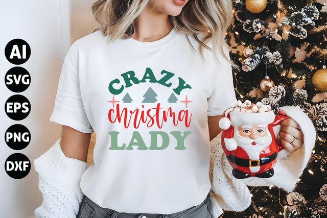 Crazy Christmas Lady Svg, Funny Christmas Svg SVG shah alam 