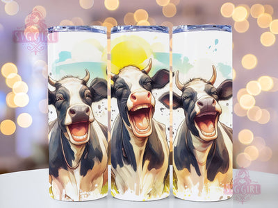 Crazy Cows Tumbler Wrap 20oz Skinny Tumbler Sublimation Design Silly Cow Tumbler Wrap 20oz Straight Tumbler Design Digital Download Sublimation SvggirlplusArt 