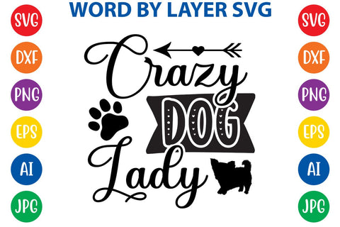 Crazy Dog Lady SVG DESIGN SVG Rafiqul20606 