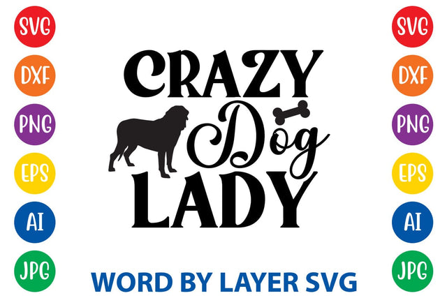 Crazy Dog Lady SVG Rafiqul20606 