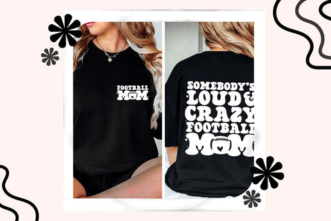 Crazy Football Mom SVG SVG Toteally Creations 