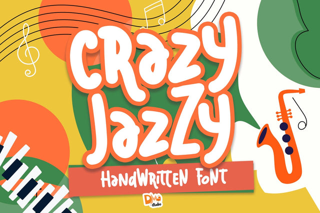 Crazy Jazzy Font Font Dm Letter Studio 