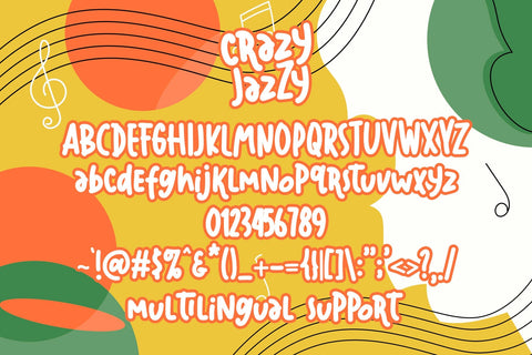 Crazy Jazzy Font Font Dm Letter Studio 