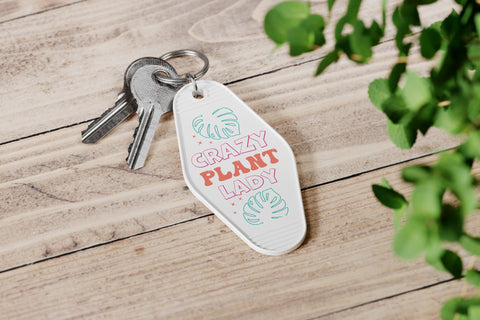 Crazy plant lady Keychain SVG Design SVG Designangry 