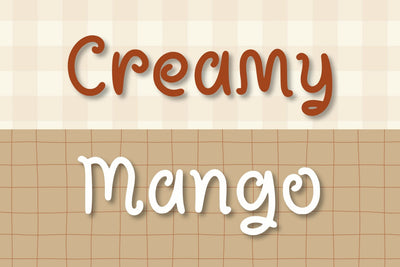 Creamy Mango Font Aisyah 