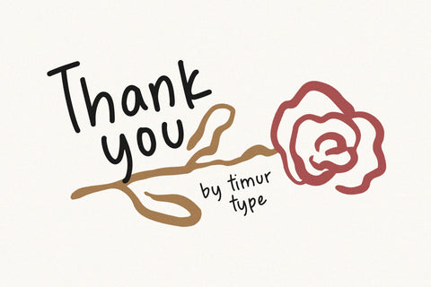 Creamy Sauce - Quoteable Handwritten Font Font Timur type 