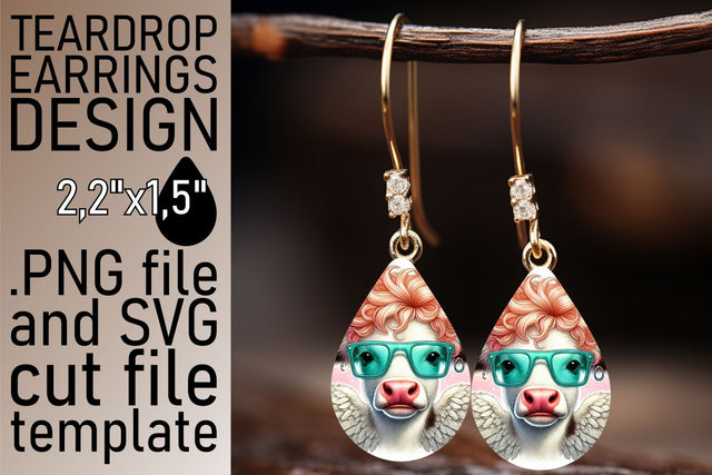 Create beautiful earrings, high-quality sublimation file! , Valentines Sublimation afrosvg 