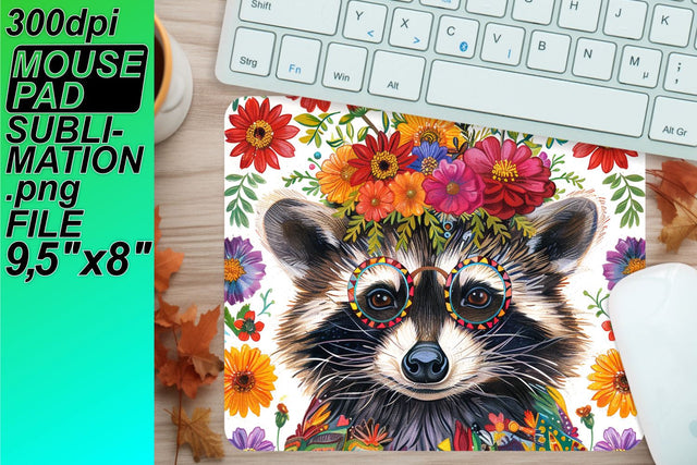Create custom mouse desk mats, perfect for gifting! , Raccon Sublimation HoodArtCraft 
