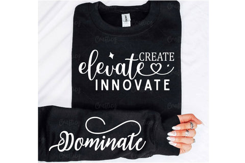 Create Elevate Innovate Sleeve SVG Design SVG Designangry 
