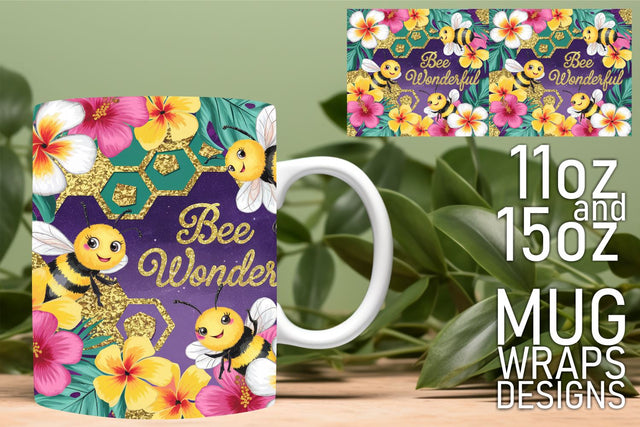 Create eye-catching mugs, stunning designs await! , Bee Sublimation HoodArtCraft 