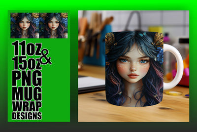 Create eye-catching mugs, stunning designs await! , Fairy Sublimation HoodArtCraft 
