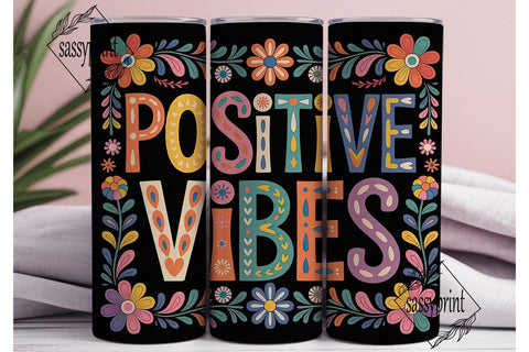 Create Happiness Tumbler Wrap Sublimation sassyprint 