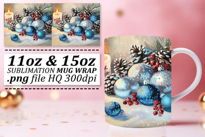 create memorable drinks! , Sublimation-ready mug wraps, Christmas Sublimation afrosvg 