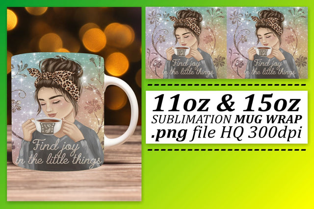 create memorable drinks! , Sublimation-ready mug wraps, Woman Sublimation afrosvg 