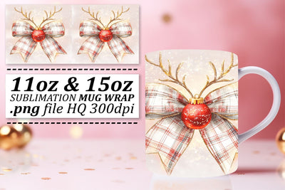create memorable drinks! , Sublimation-ready mug wraps, Xmas Sublimation afrosvg 