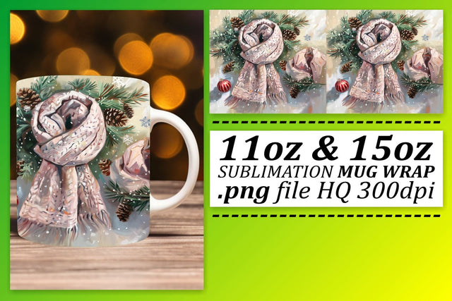 create memorable gifts! , Mug wraps for sublimation, Christmas Sublimation afrosvg 