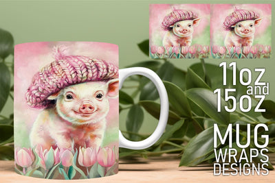 Create memorable mugs easily, stunning PNG wraps await! , Animals Sublimation HoodArtCraft 