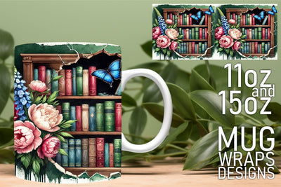 Create memorable mugs, high-quality templates available! , Books Sublimation HoodArtCraft 