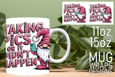 Create memorable mugs, high-quality templates available! , Gnomes Sublimation HoodArtCraft 