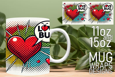 Create memorable mugs, stunning designs await you! , 3D Heart Sublimation HoodArtCraft 