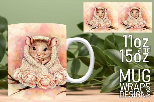 Create standout mugs easily, stunning PNG designs! , Animals Sublimation HoodArtCraft 