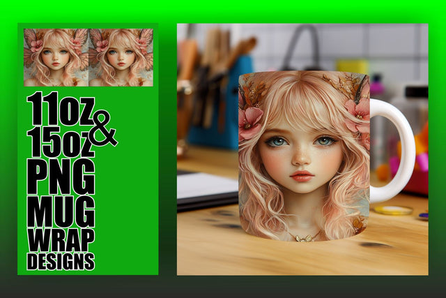 Create standout mugs, vibrant designs for sublimation! , Fairy Sublimation HoodArtCraft 