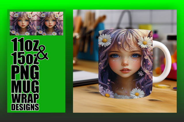 Create standout mugs, with our high-quality templates! , Fairy Sublimation HoodArtCraft 