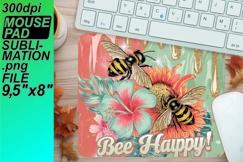 Create stunning mouse pad designs, perfect for gifting! , Bee Sublimation HoodArtCraft 