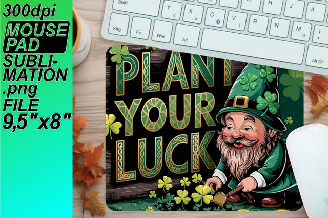 Create stunning mouse pad designs, unleash your art! , St Patrick Sublimation HoodArtCraft 