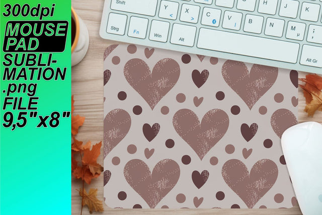 Create stunning mouse pads, perfect for gifting! , Heart Sublimation HoodArtCraft 
