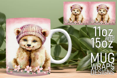 Create stunning mug wraps, perfect for 11oz and 15oz! , Animals Sublimation HoodArtCraft 