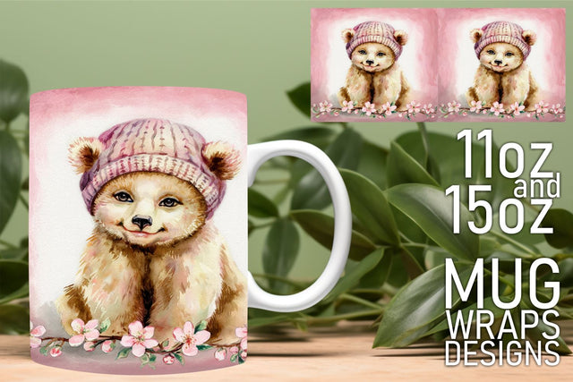 Create stunning mug wraps, perfect for 11oz and 15oz! , Animals Sublimation HoodArtCraft 